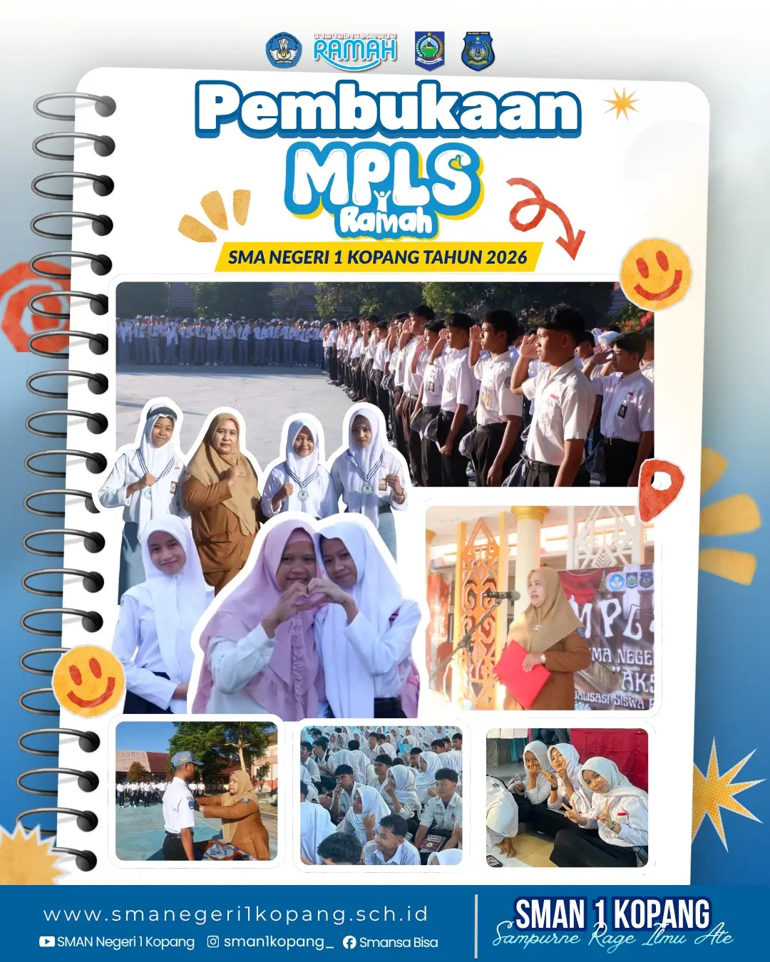 Semarak Pembukaan MPLS Ramah SMA Negeri 1 Kopang Tahun 2026