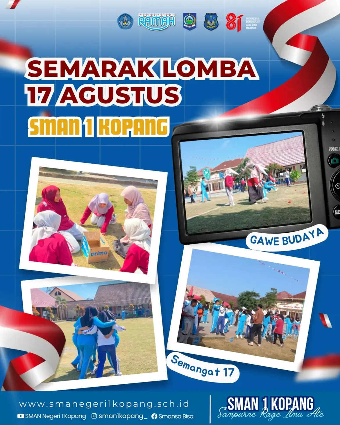 Semarak Lomba 17 Agustus SMAN 1 Kopang Meriahkan Peringatan HUT Kemerdekaan